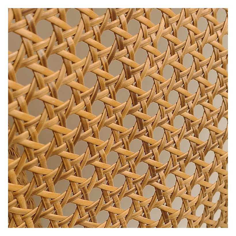 Coffee Brown PE Octagon Rattan Mesh, 6.5–7.2 mm Hole product photo 6