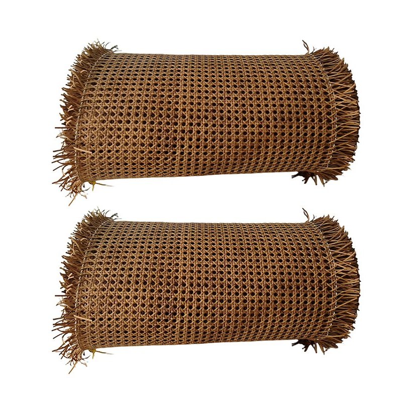 Coffee Brown PE Rattan Webbing Roll for Panels from Greenlife Rattan