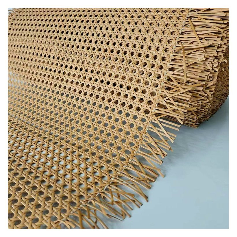 Coffee PE Octagon Rattan Mesh, 6.5–7.2 mm Hole from Greenlife Rattan