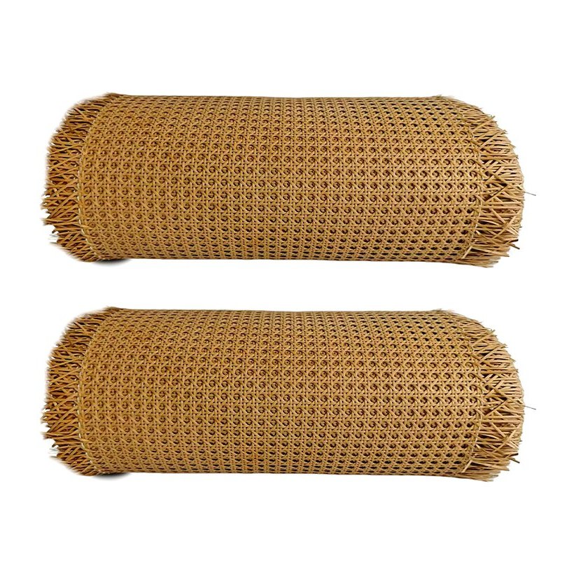 Coffee PE Rattan Webbing Roll for Panels product photo 2