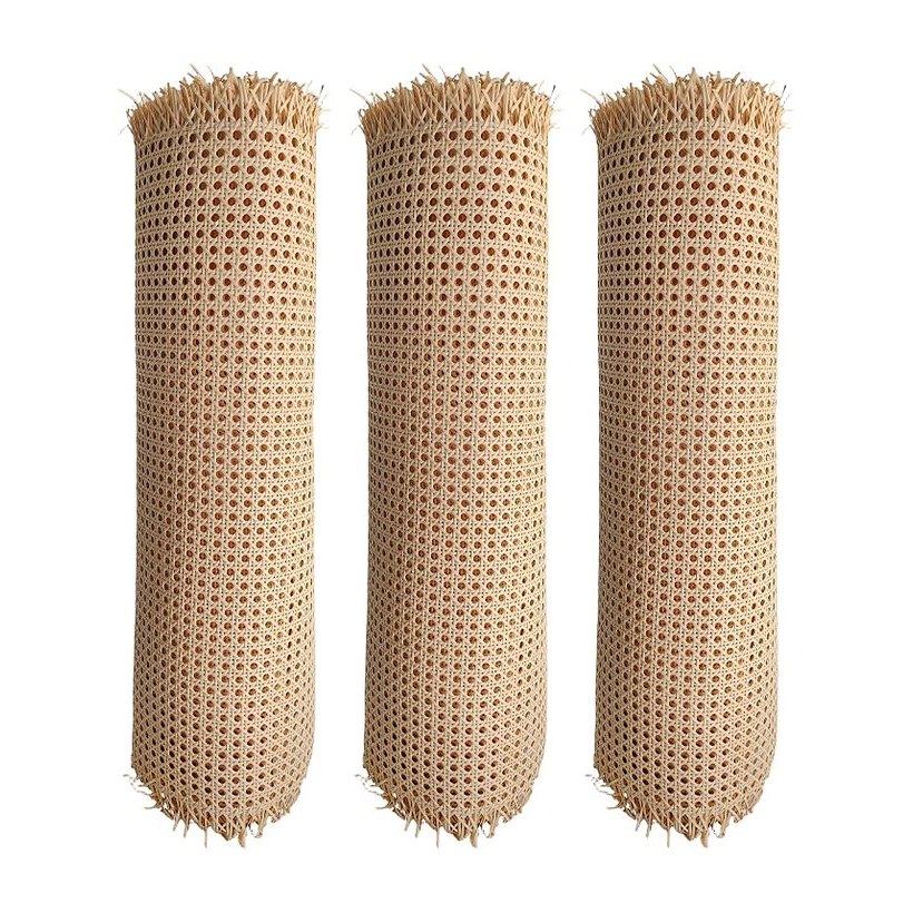 Cream Yellow PE Octagon Rattan Mesh, 6.5–7.2 mm Hole product photo 4