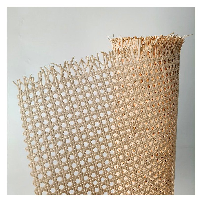 Cream Yellow PE Octagon Rattan Mesh, 6.5–7.2 mm Hole product photo 5