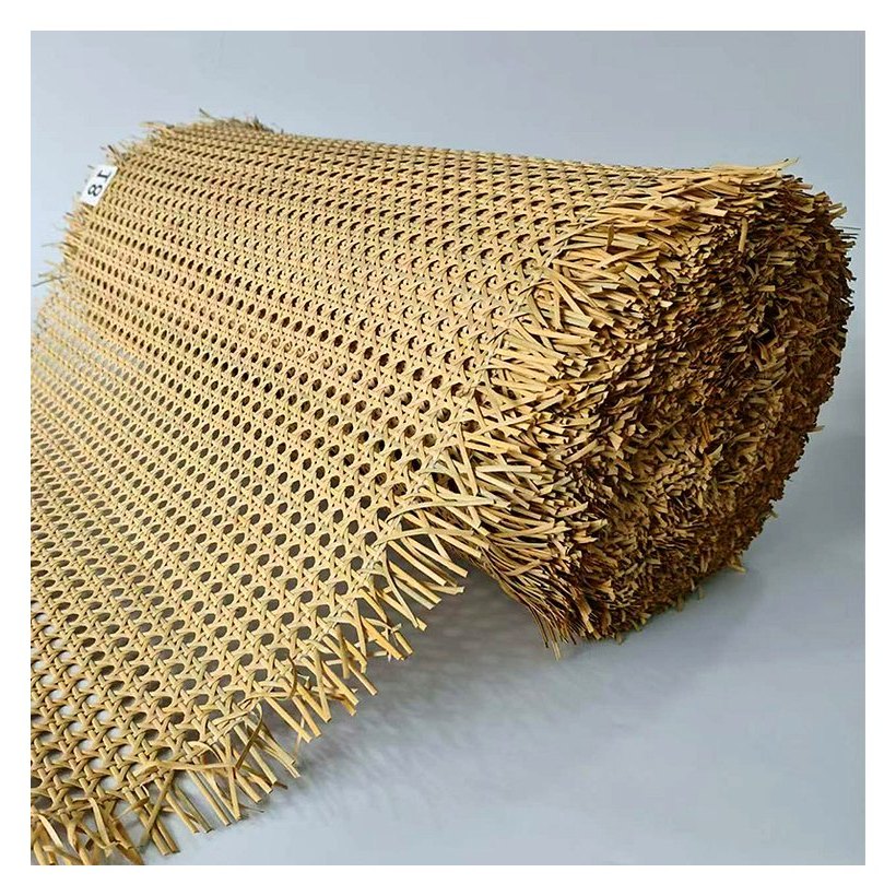 Faux Green PE Rattan Cane Webbing Roll from Greenlife Rattan