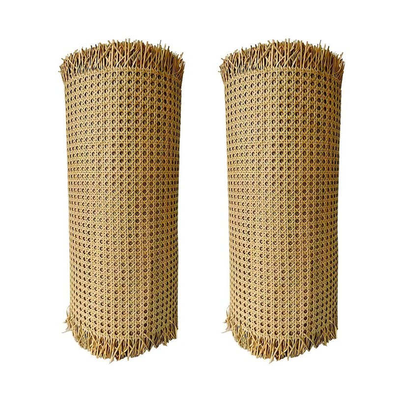 Faux Green PE Rattan Cane Webbing Roll product photo 3