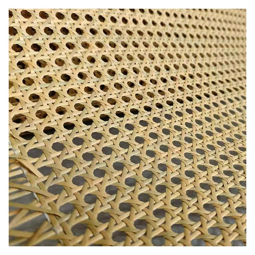 Faux Green PE Rattan Cane Webbing Roll product photo 4