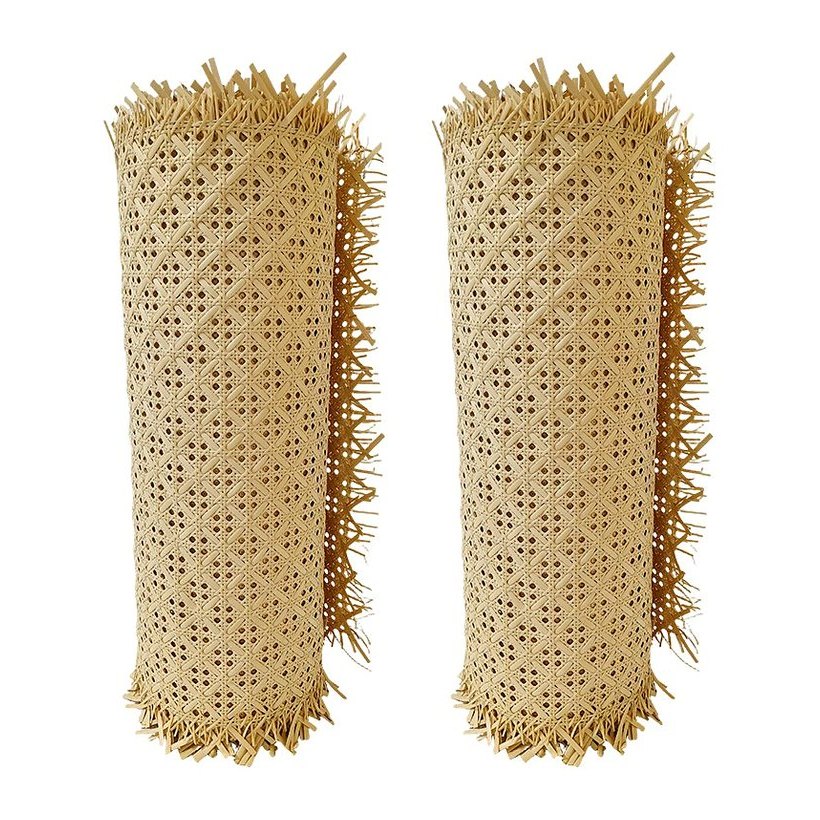 Floral PE Rattan Cane Webbing Roll product photo 6