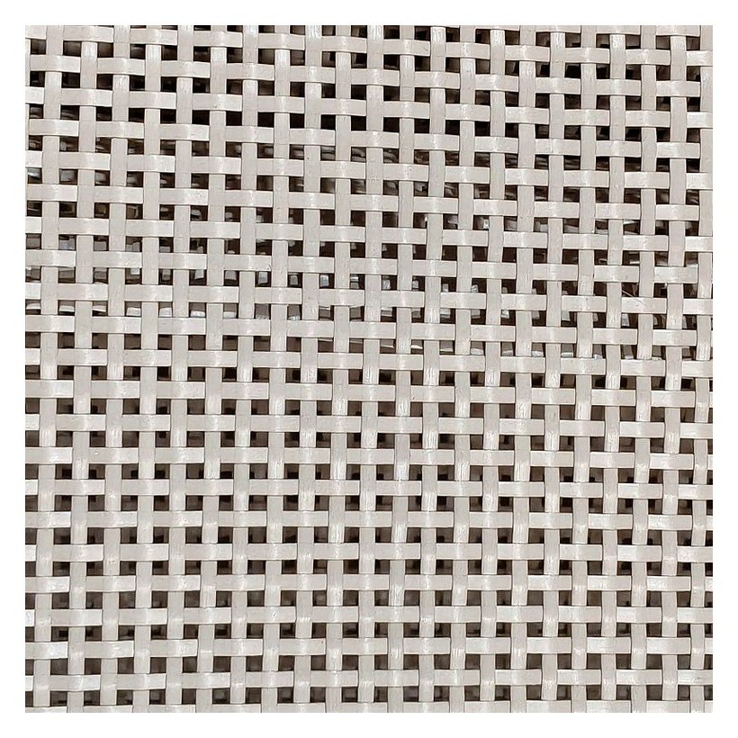 Grey-White 2.5 mm PE Square Mesh Rattan Webbing product photo 5