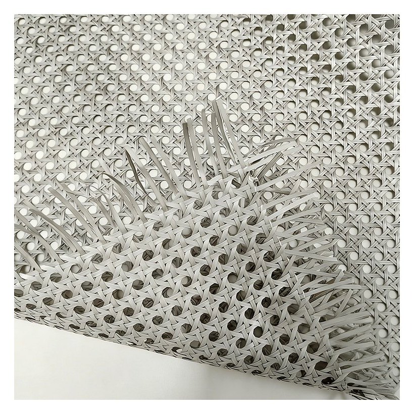 Grey-White PE Octagon Rattan Mesh, 6.5–7.2 mm Hole from Greenlife Rattan