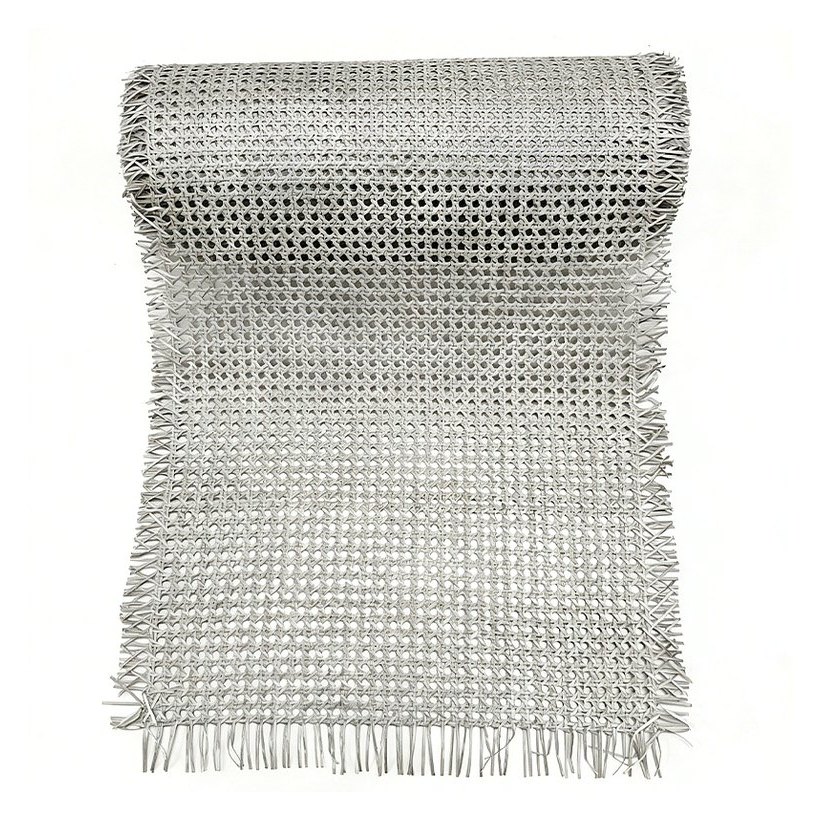 Grey-White PE Octagon Rattan Mesh, 6.5–7.2 mm Hole product photo 2