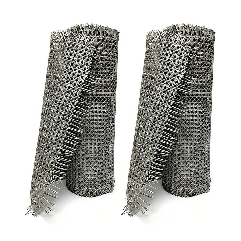 Grey-White PE Octagon Rattan Mesh, 6.5–7.2 mm Hole product photo 4
