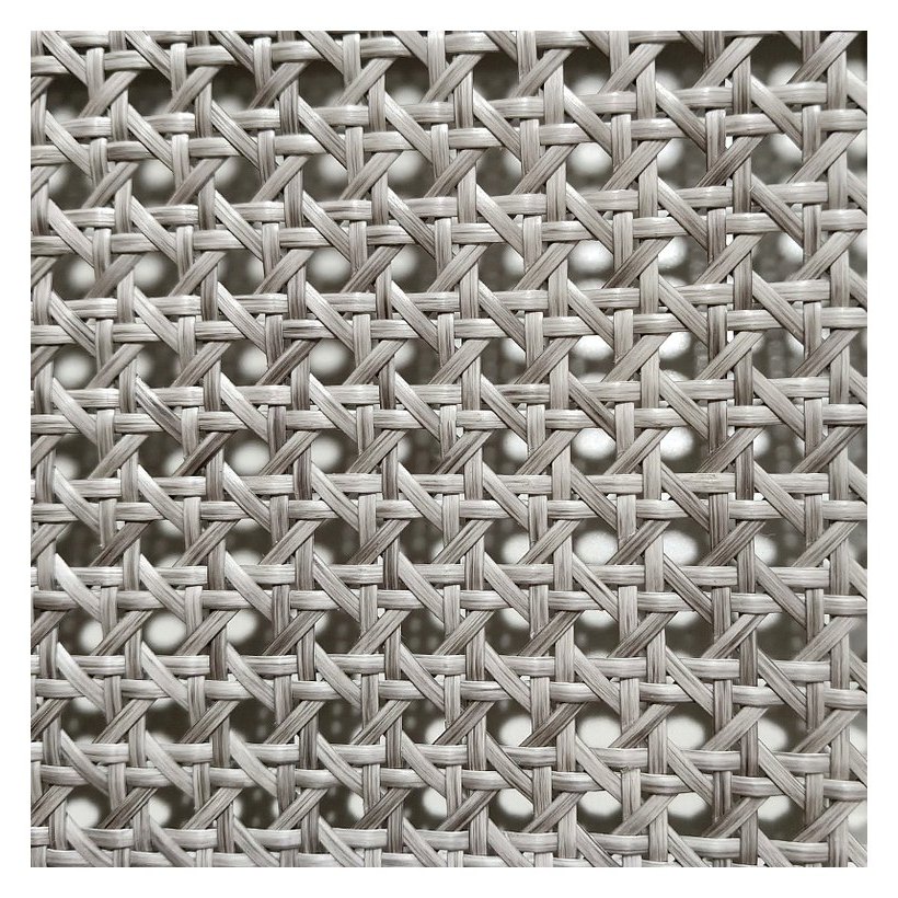 Grey-White PE Octagon Rattan Mesh, 6.5–7.2 mm Hole product photo 5