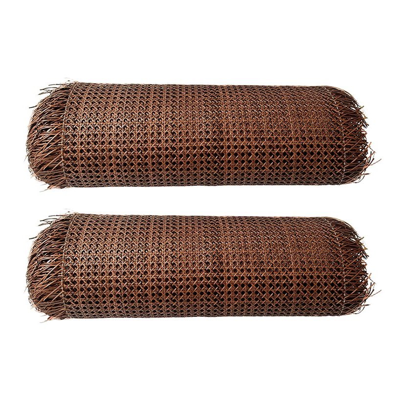 Mahogany PE Rattan Cane Webbing Roll product photo 2