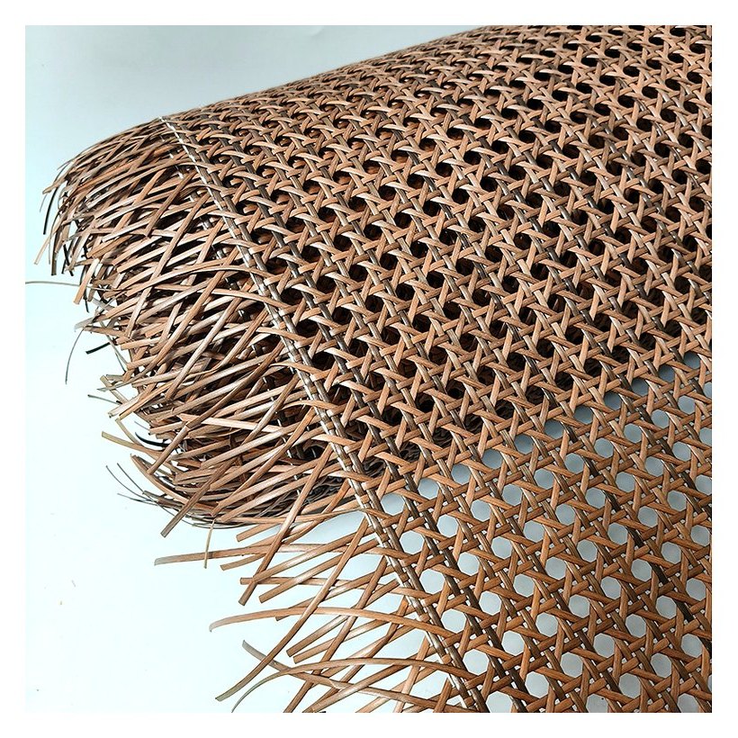 Mahogany PE Rattan Cane Webbing Roll product photo 4