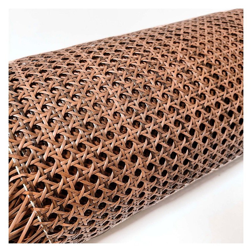 Mahogany PE Rattan Cane Webbing Roll product photo 6