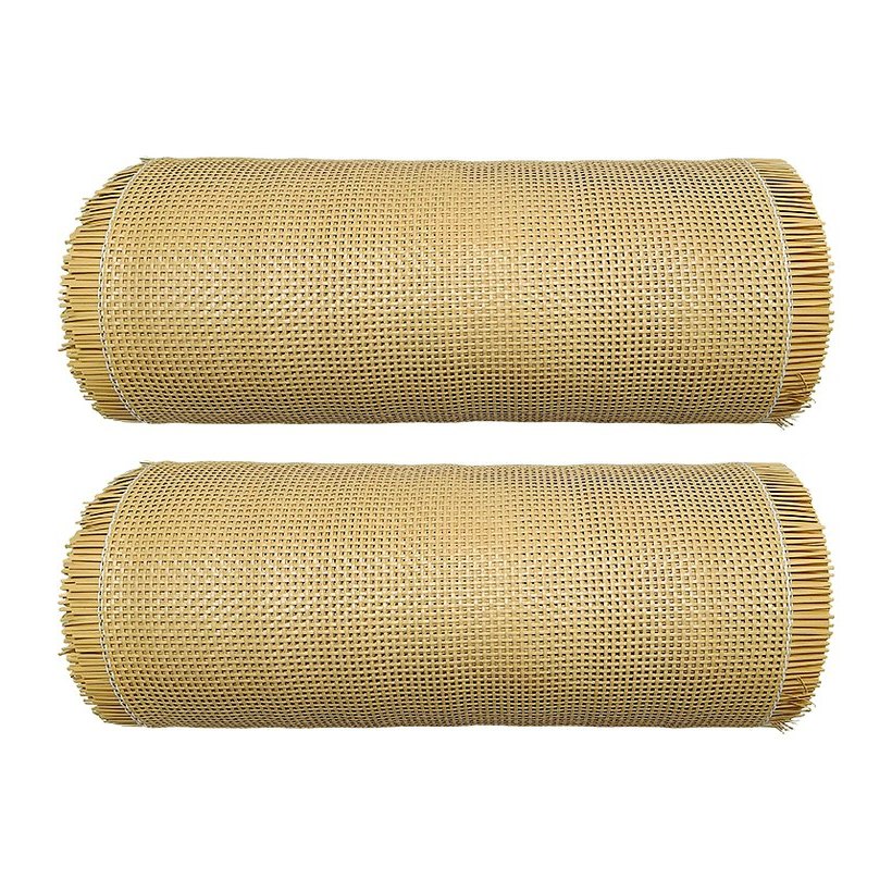 Natural Rattan Tone 2.5 mm PE Square Mesh Rattan Webbing product photo 4