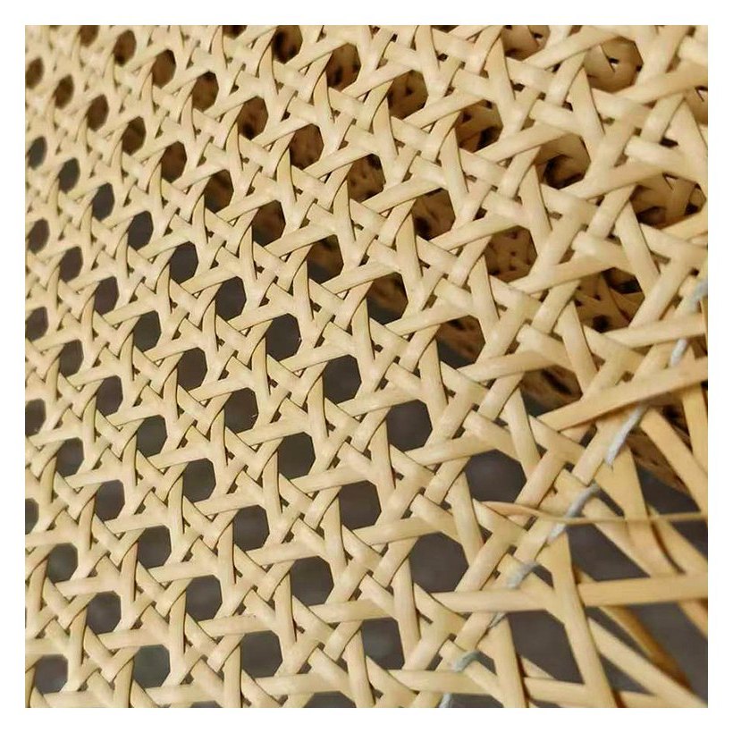 Natural Rattan Tone PE Octagon Rattan Mesh, 6.5–7.2 mm Hole from Greenlife Rattan