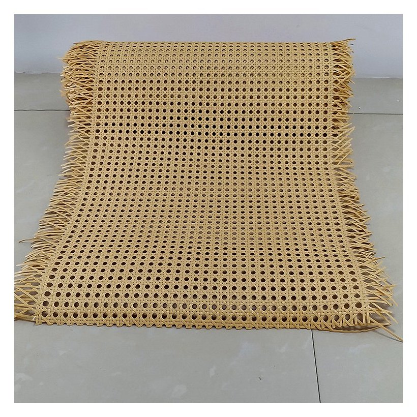 Natural Rattan Tone PE Octagon Rattan Mesh, 6.5–7.2 mm Hole product photo 5