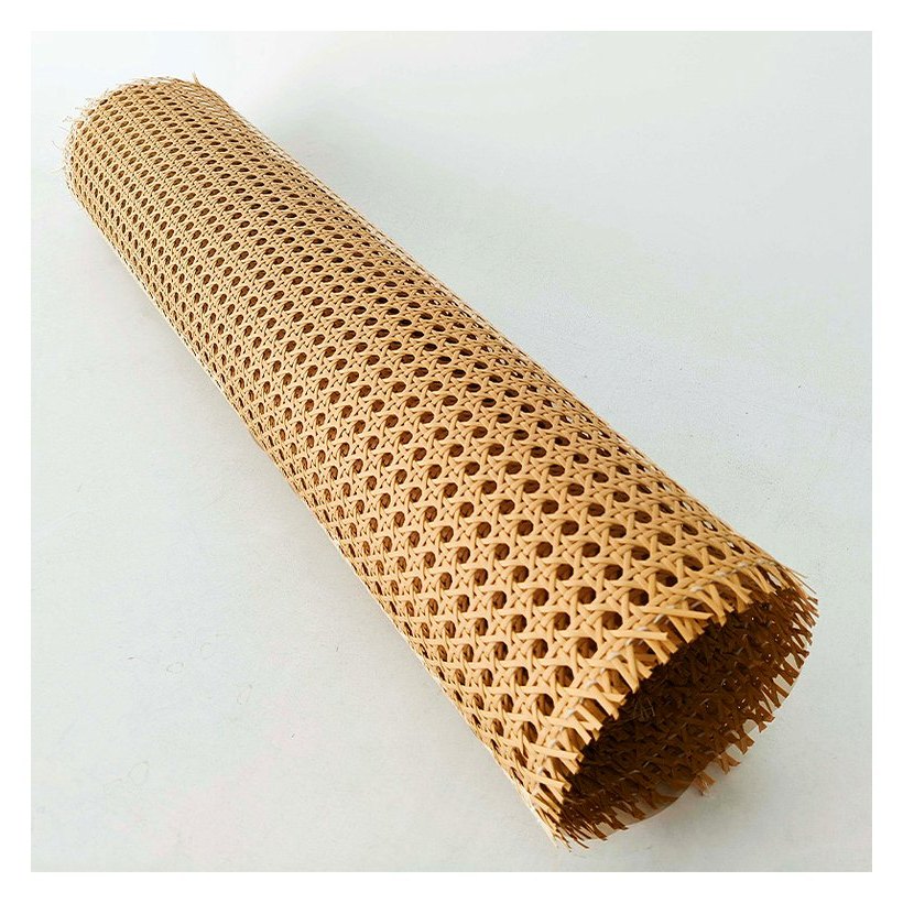 Natural Rattan Tone PE Rattan Cane Webbing Roll product photo 3