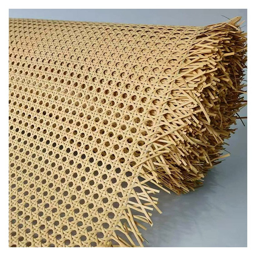 Natural Rattan Tone PE Rattan Cane Webbing Roll product photo 5