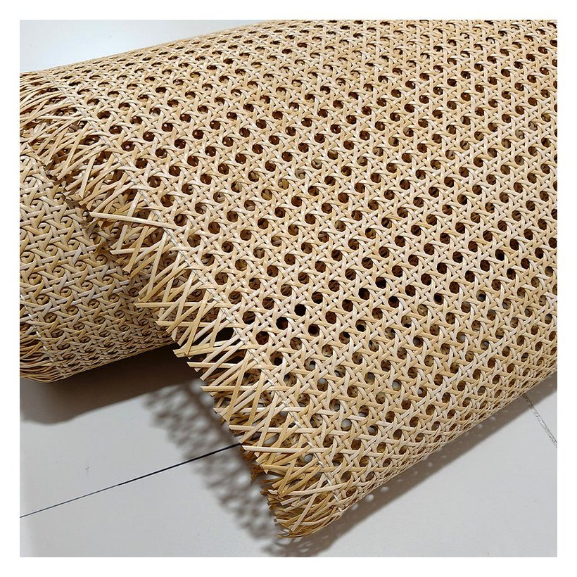 Natural Wood PE Octagon Rattan Mesh, 6.5–7.2 mm Hole product photo 2