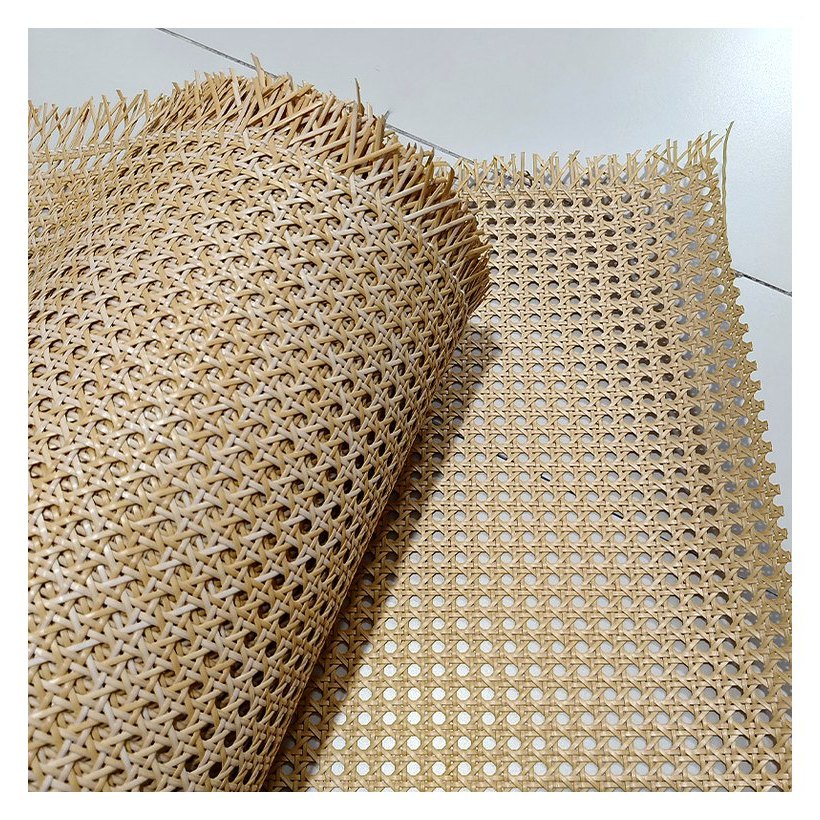 Natural Wood PE Octagon Rattan Mesh, 6.5–7.2 mm Hole product photo 3