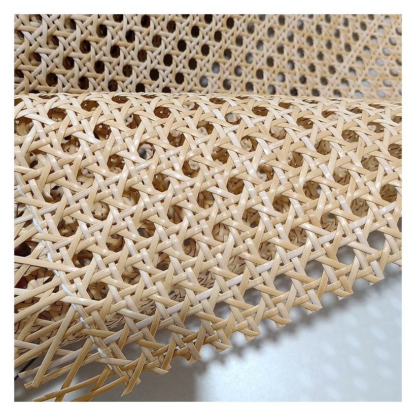 Natural Wood PE Octagon Rattan Mesh, 6.5–7.2 mm Hole product photo 4
