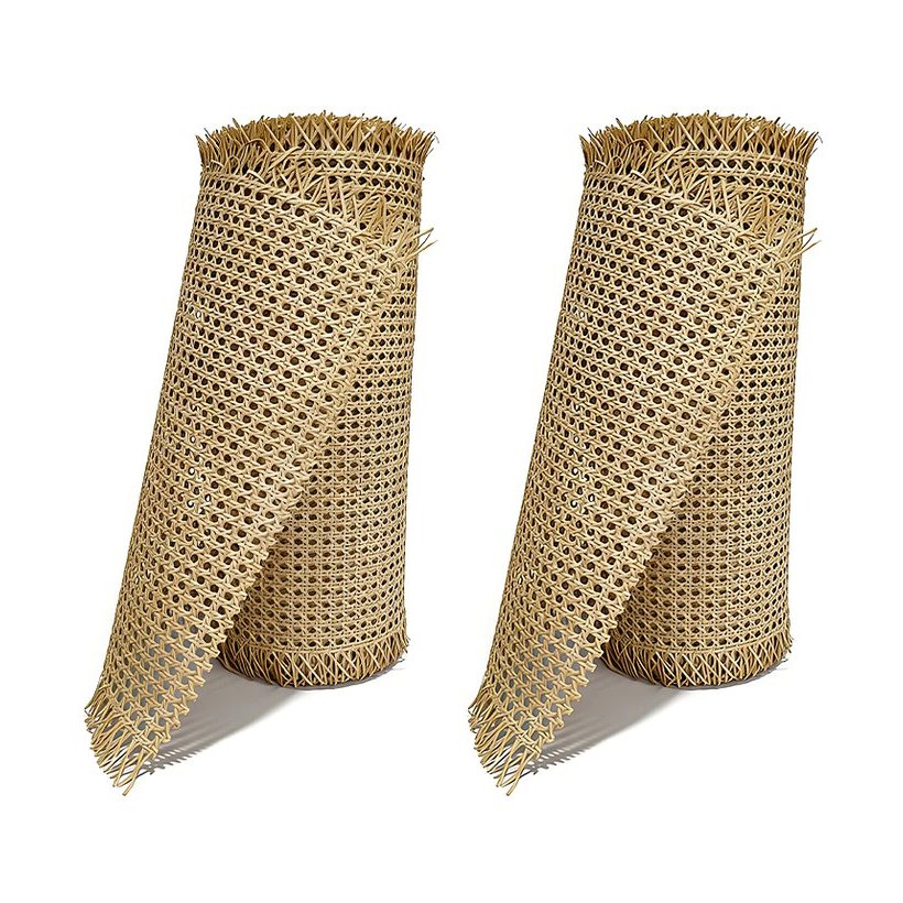 Natural Wood PE Octagon Rattan Mesh, 6.5–7.2 mm Hole product photo 6
