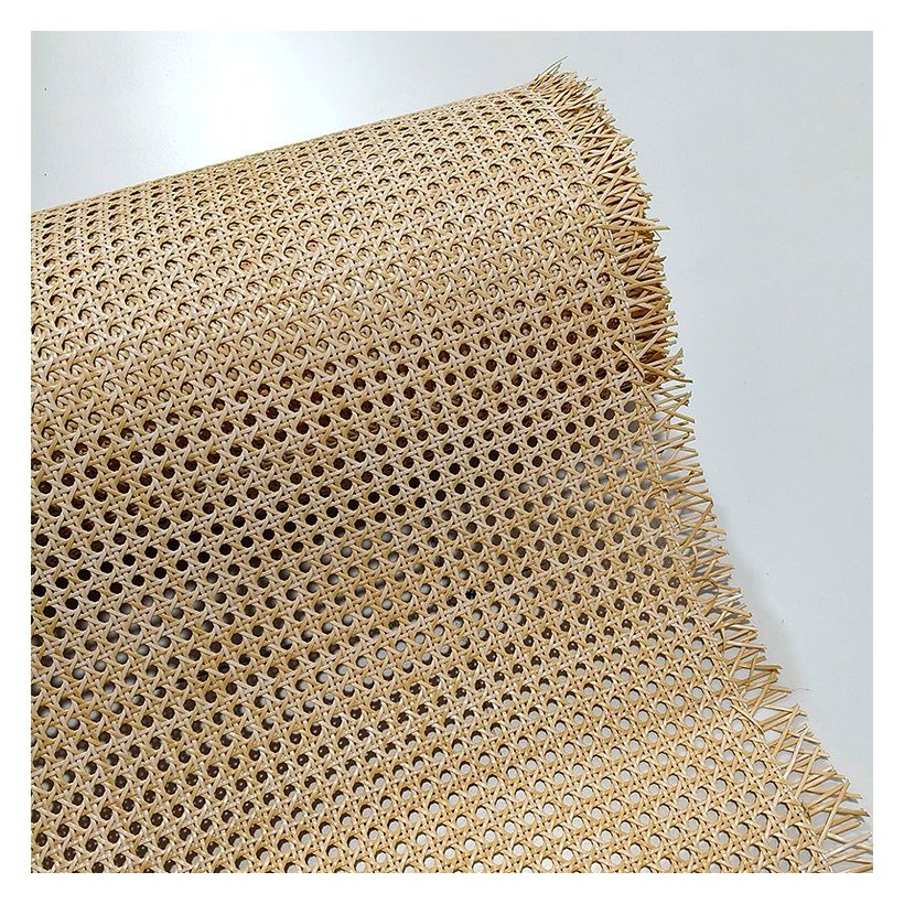 Natural Wood PE Rattan Cane Webbing Roll product photo 2