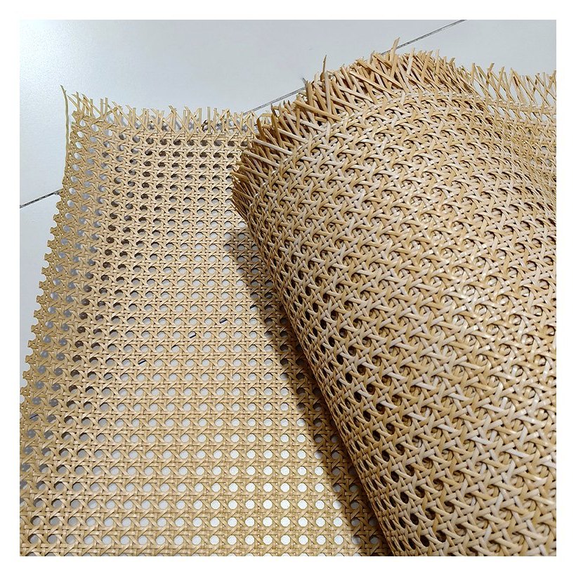 Natural Wood PE Rattan Cane Webbing Roll product photo 4