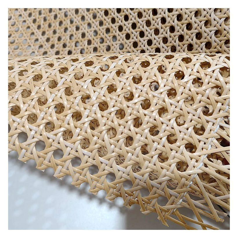 Natural Wood PE Rattan Cane Webbing Roll product photo 5