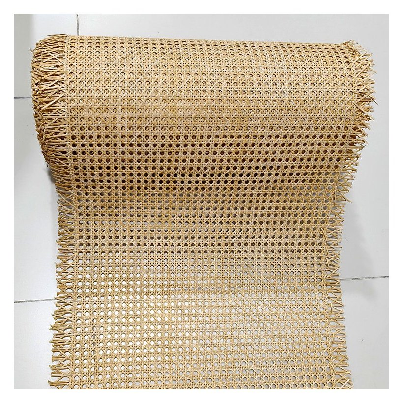 Natural Wood PE Rattan Cane Webbing Roll product photo 6