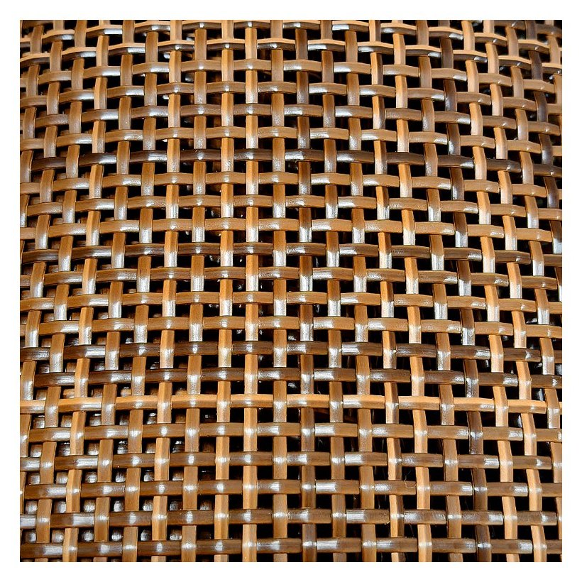 Red-Brown 2.5 mm PE Square Mesh Rattan Webbing from Greenlife Rattan