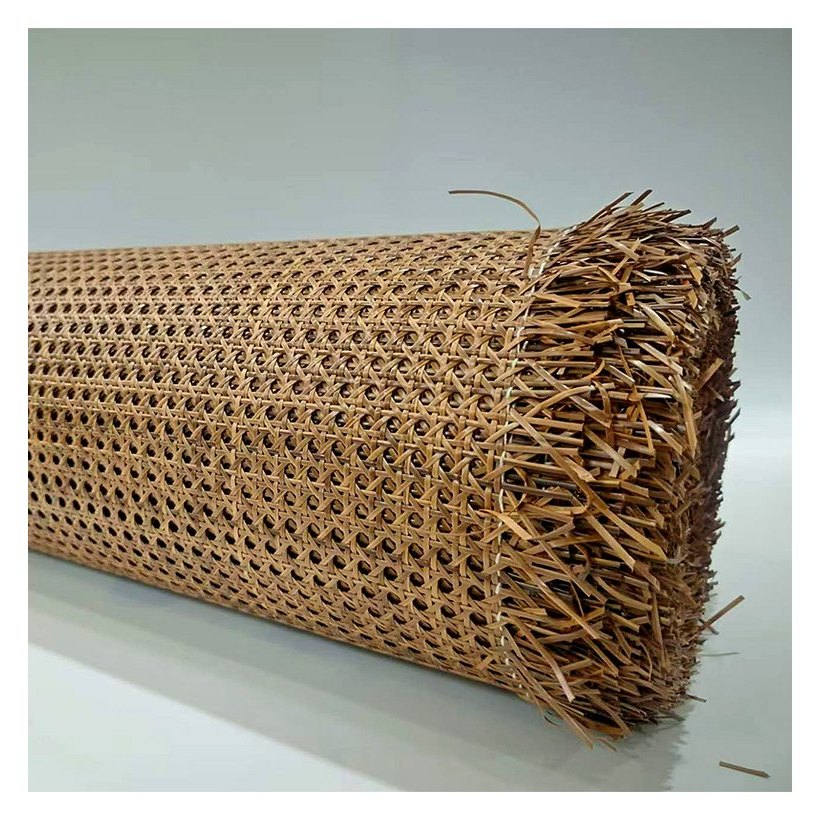 Red-Brown PE Octagon Rattan Mesh, 6.5–7.2 mm Hole from Greenlife Rattan