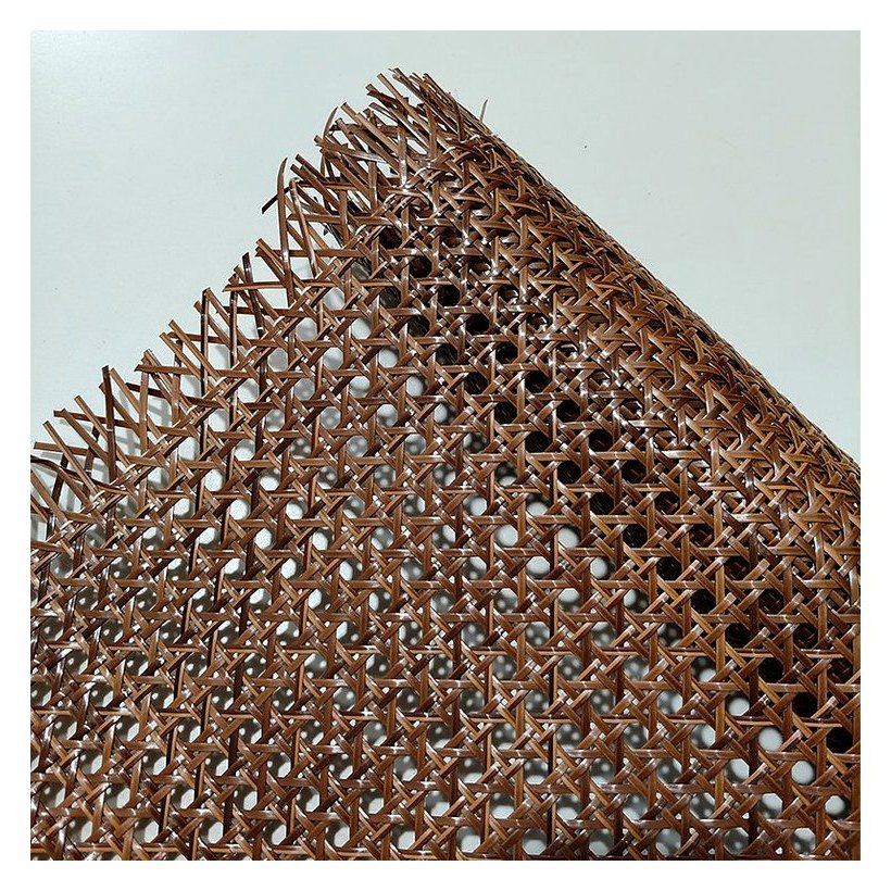 Red-Brown PE Octagon Rattan Mesh, 6.5–7.2 mm Hole product photo 3