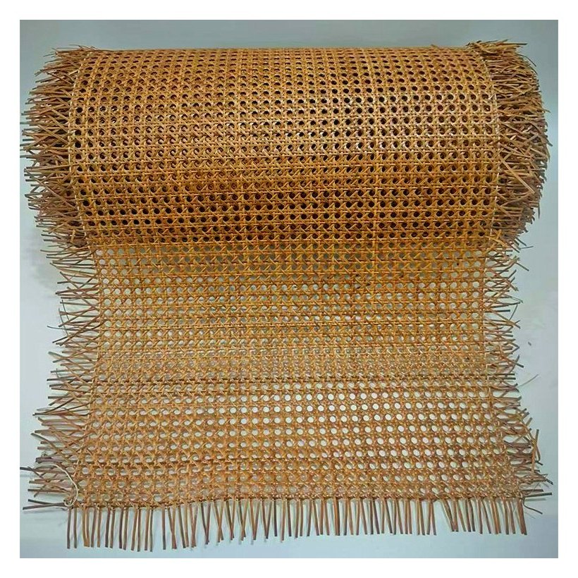 Red-Brown PE Rattan Cane Webbing Roll from Greenlife Rattan