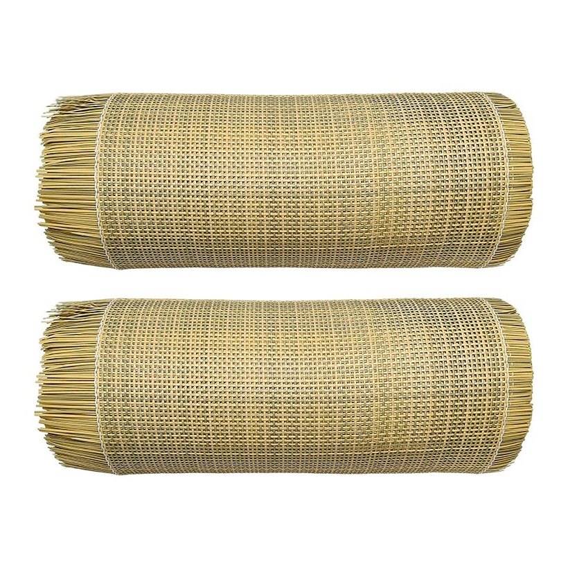 Slightly Green 2.5 mm PE Square Mesh Rattan Webbing product photo 3