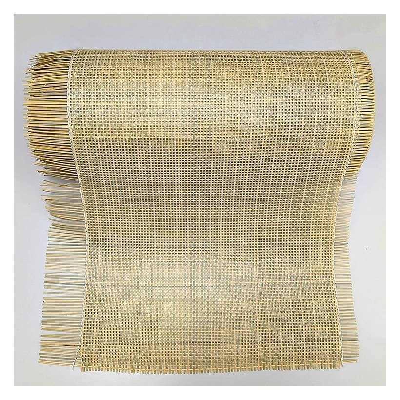 Slightly Green 2.5 mm PE Square Mesh Rattan Webbing product photo 5
