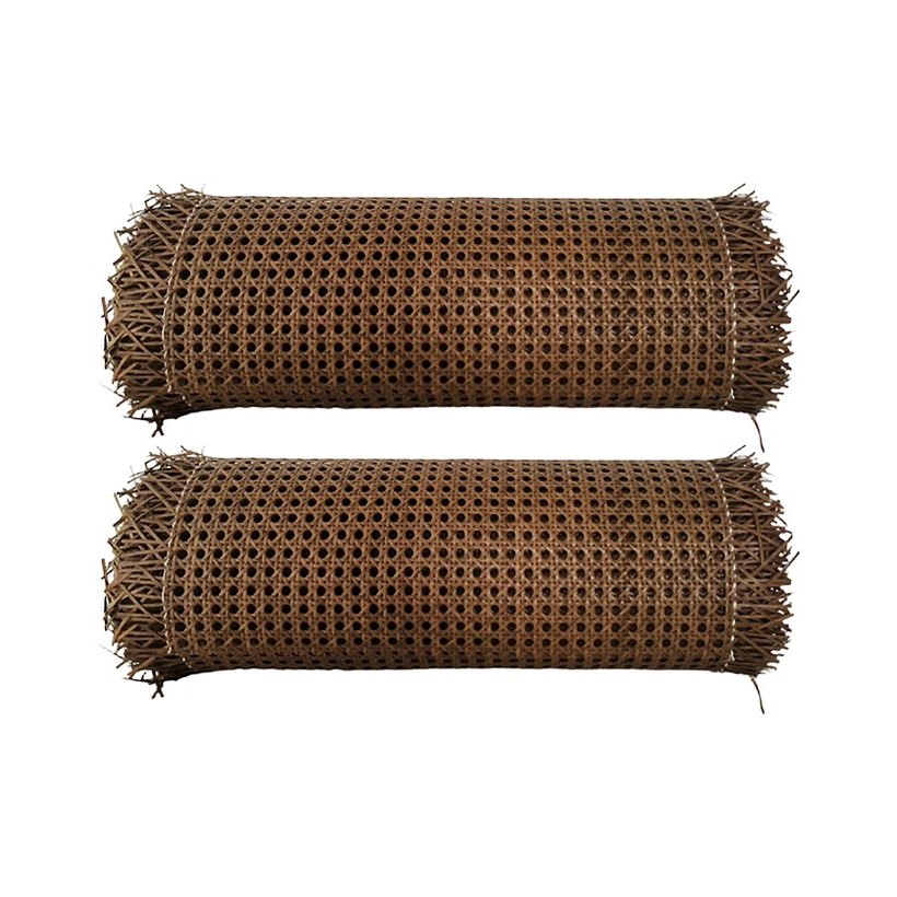 Walnut PE Octagon Rattan Mesh, 6.5–7.2 mm Hole from Greenlife Rattan