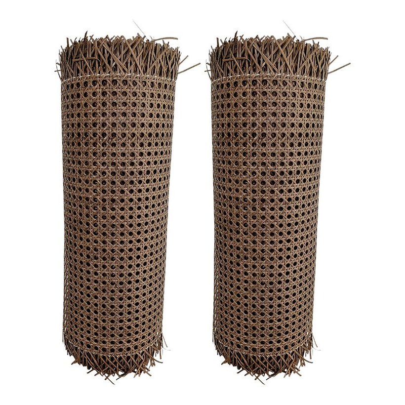 Walnut PE Octagon Rattan Mesh, 6.5–7.2 mm Hole product photo 2