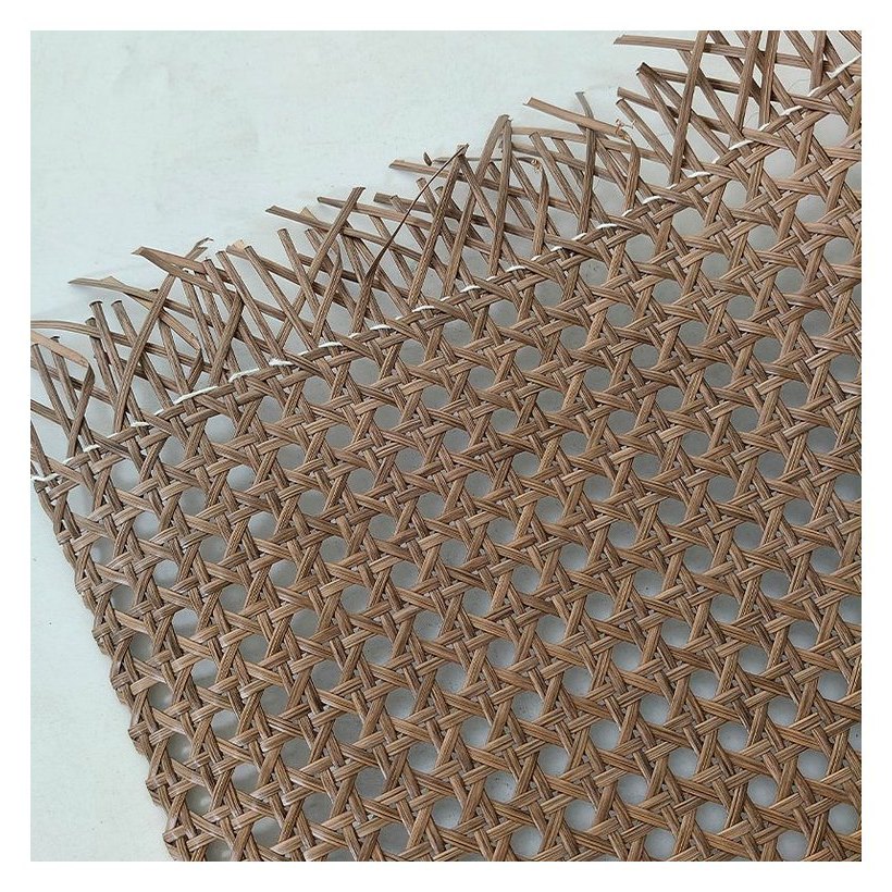 Walnut PE Rattan Webbing Roll for Panels from Greenlife Rattan