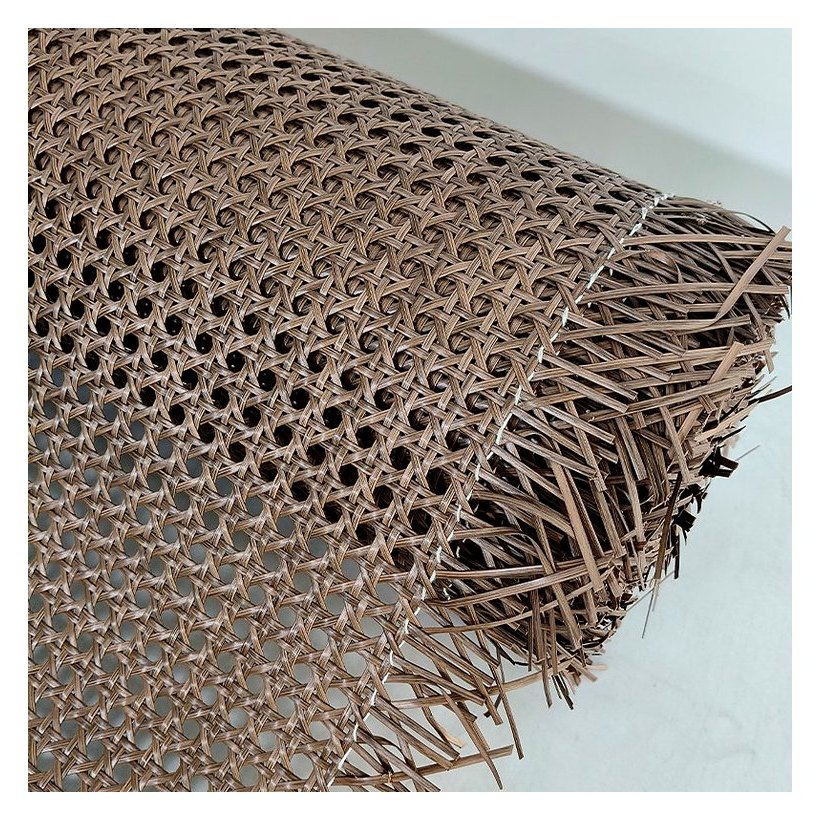 Walnut PE Rattan Webbing Roll for Panels product photo 6