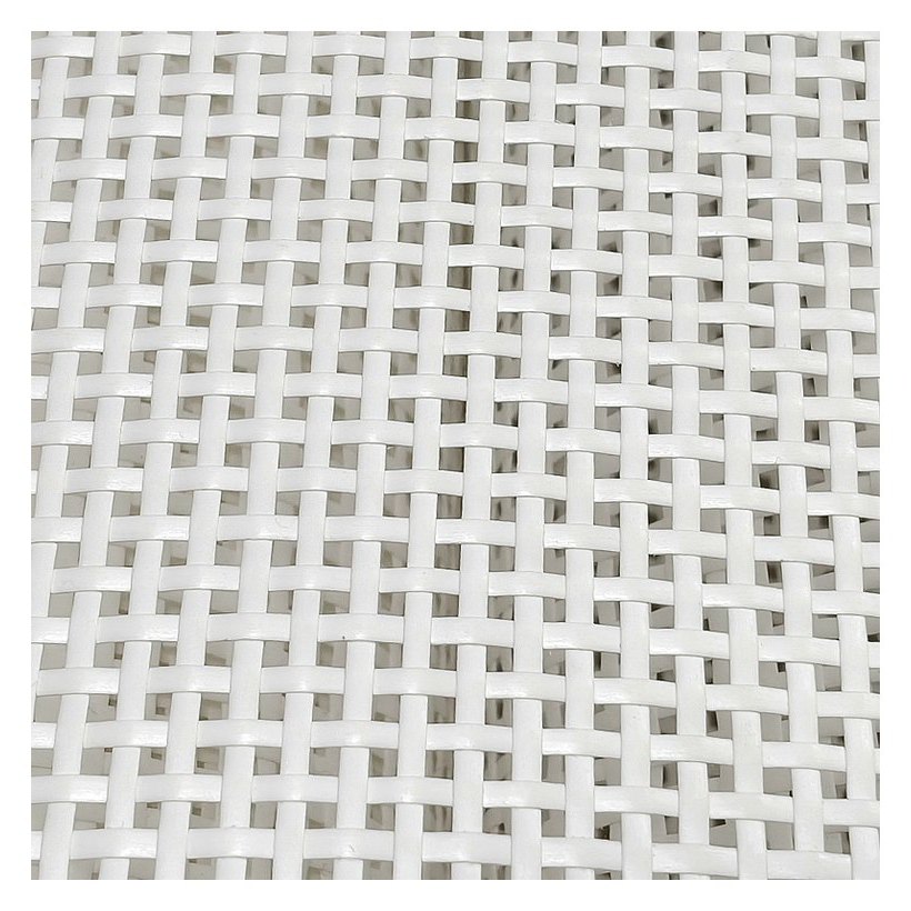 White 2.5 mm PE Square Mesh Rattan Webbing from Greenlife Rattan