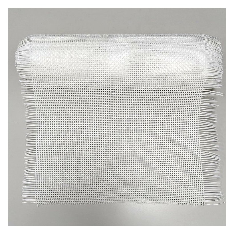 White 2.5 mm PE Square Mesh Rattan Webbing product photo 4