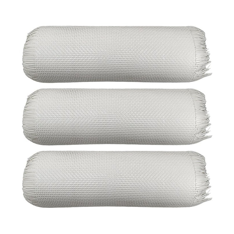 White 2.5 mm PE Square Mesh Rattan Webbing product photo 5