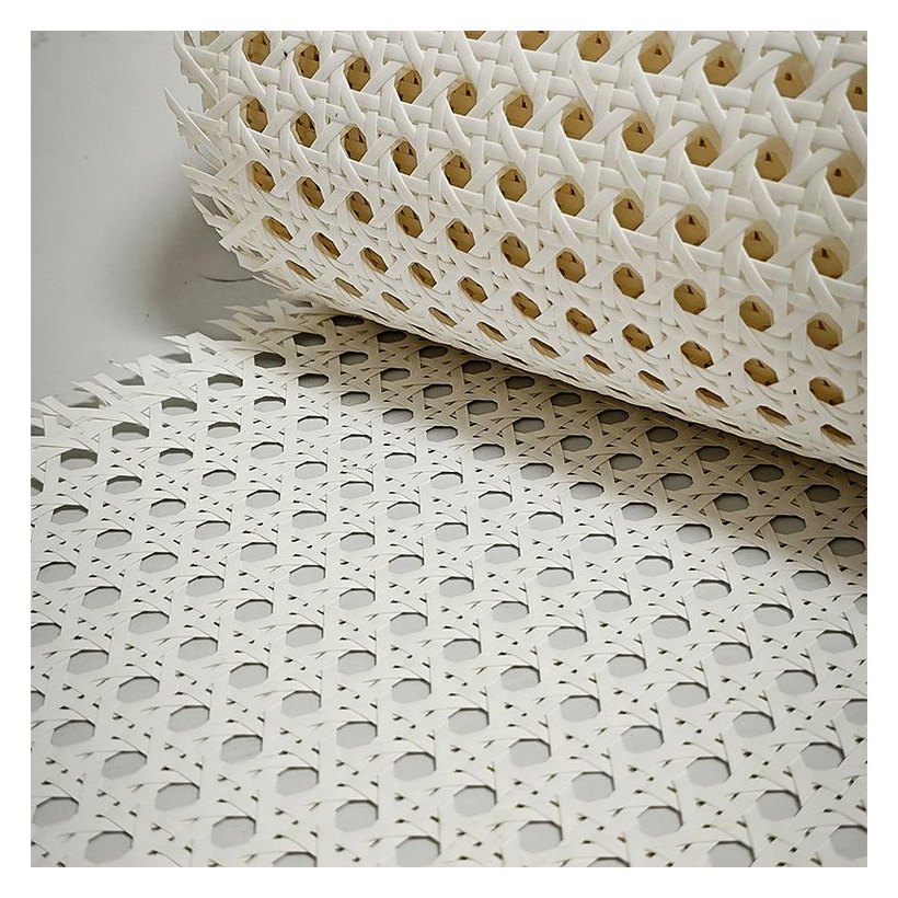 White PE Octagon Rattan Mesh, 6.5–7.2 mm Hole from Greenlife Rattan