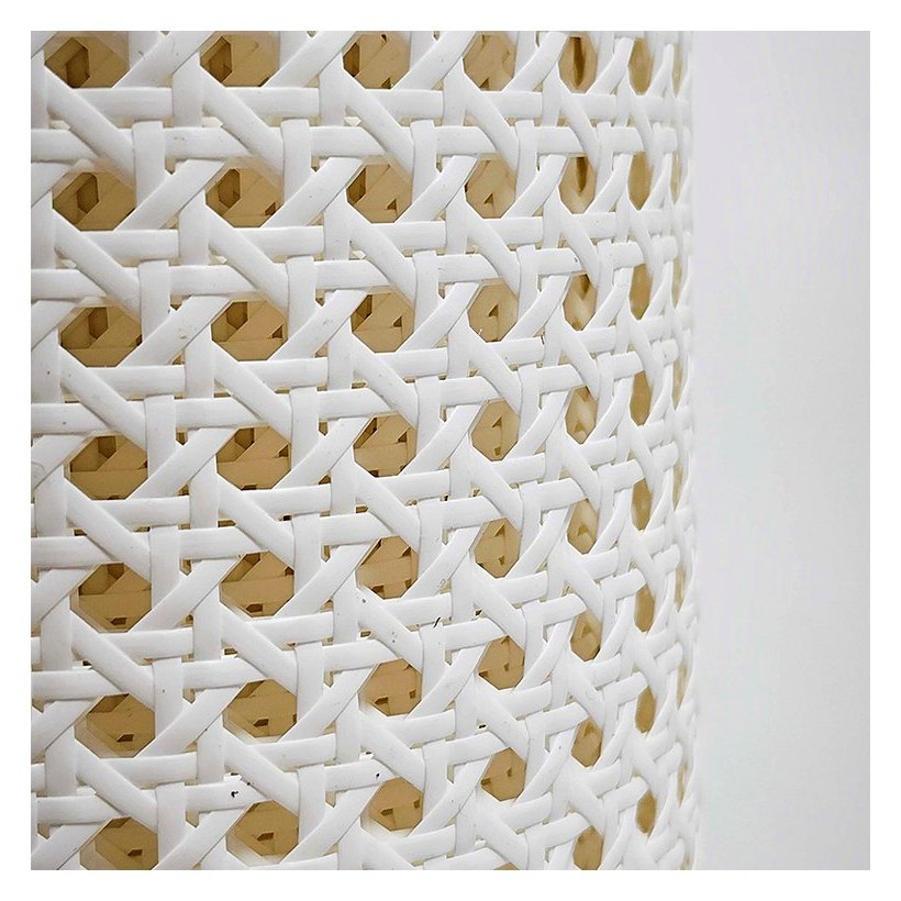 White PE Octagon Rattan Mesh, 6.5–7.2 mm Hole product photo 3