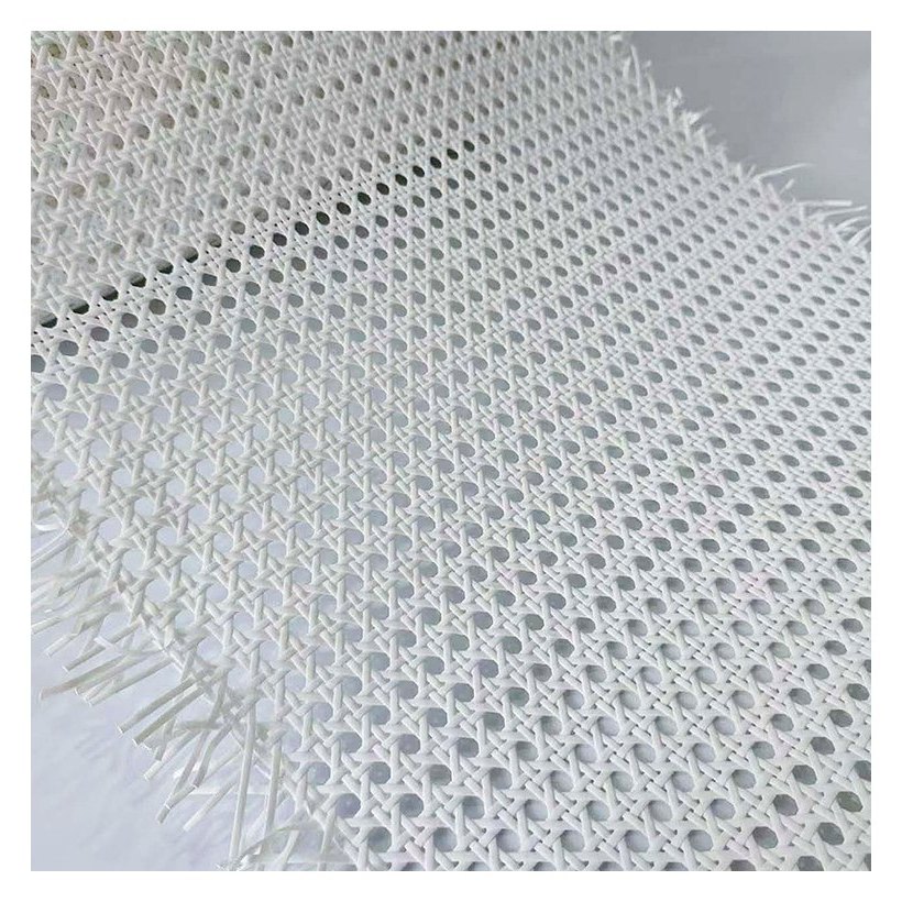 White PE Rattan Cane Webbing Roll product photo 3