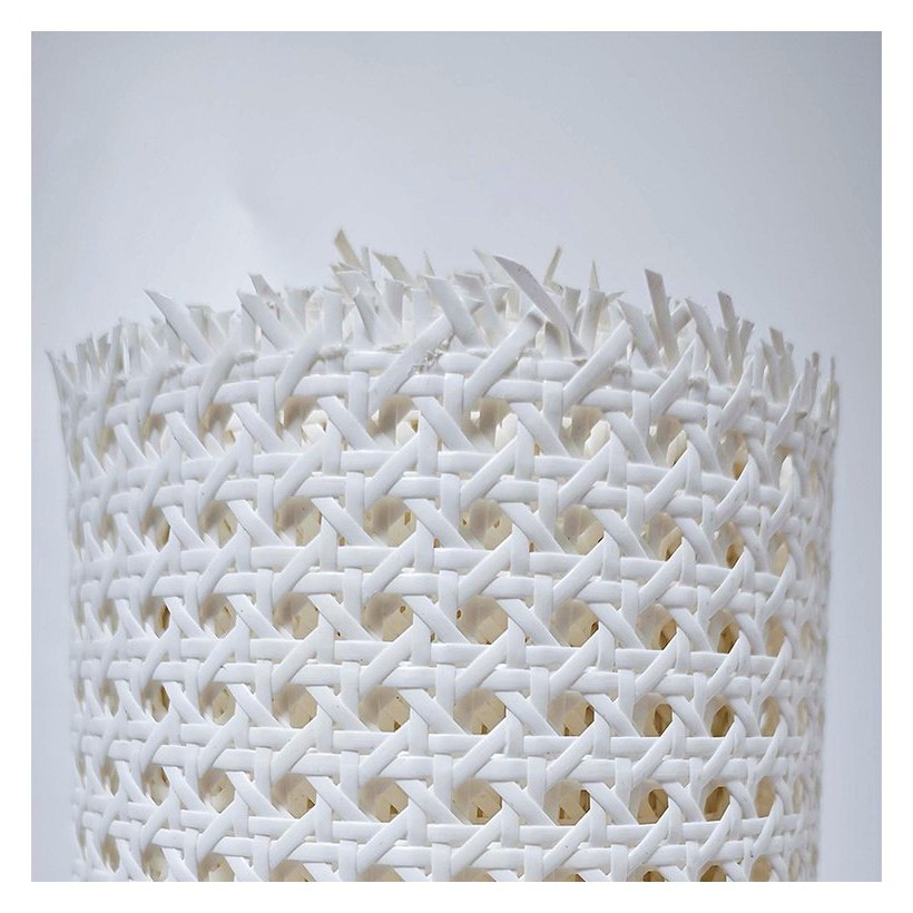 White PE Rattan Cane Webbing Roll product photo 4