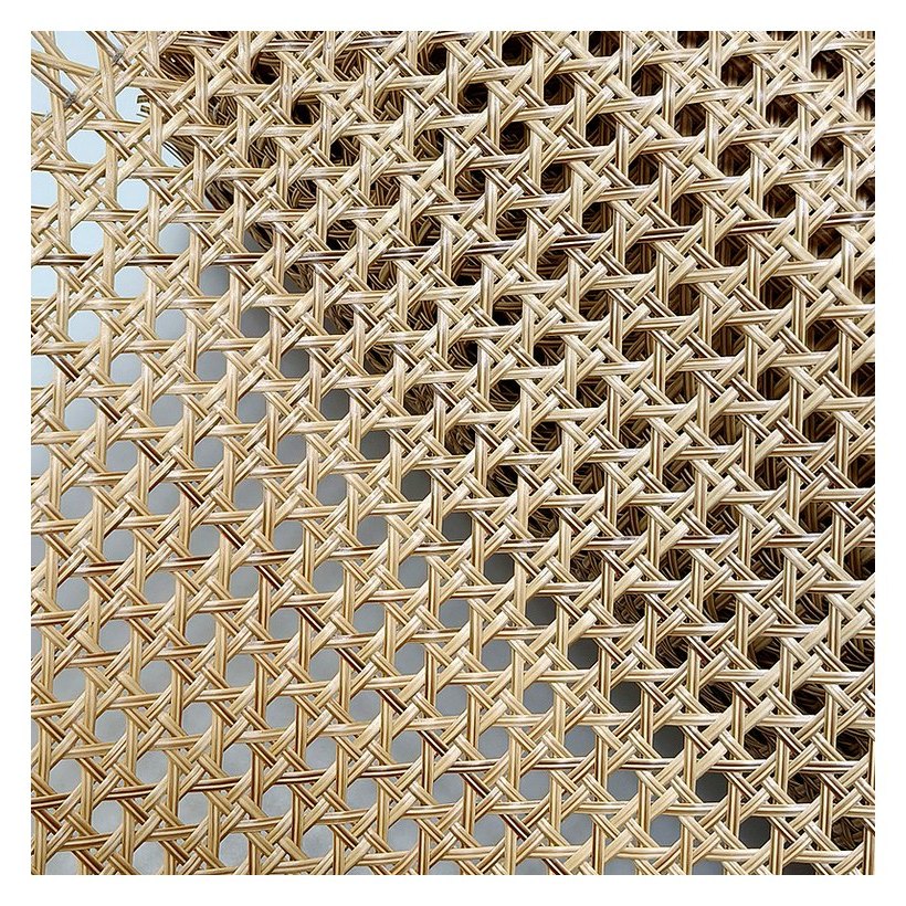 Wood Grain PE Octagon Rattan Mesh product photo 2