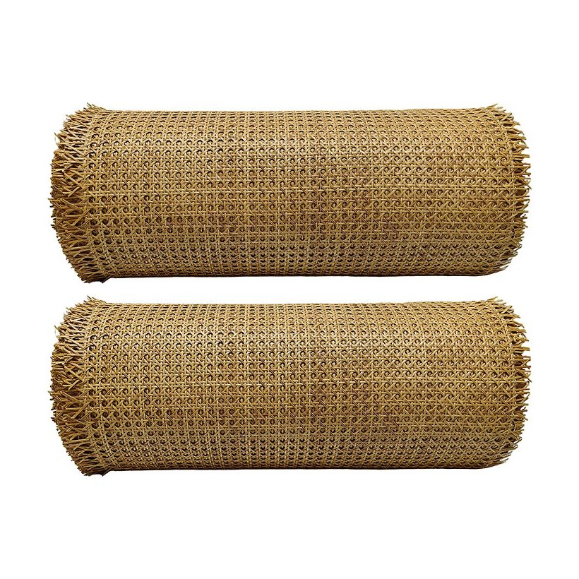 Wood Grain PE Octagon Rattan Mesh product photo 3